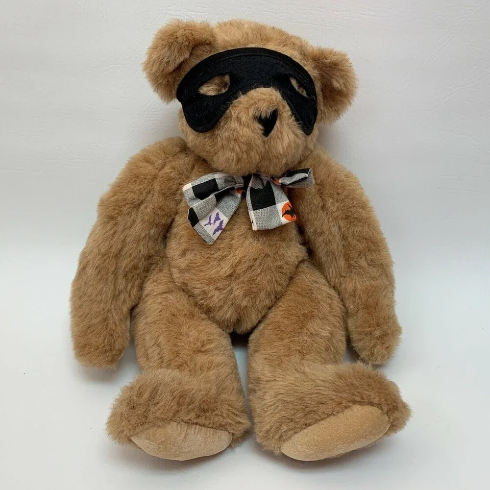 The Vermont Teddy Bear Plush Stuffed‎ Animal Brown 1994 Movable Arms 17